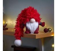 Christmas 90cm Red Santa Gonk Furry Fabric Soft Touch Plush Marco Paul Red One Size