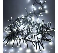 SHATCHI 960 Christmas Tree Cluster Lights Multifunction 8 Light Modes, Timer Green Cable Indoor/Outdoor Low Voltage Holiday Home Decorations, Cool White