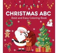 Christmas ABC: Bold and Easy Coloring Book