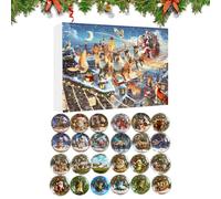 Christmas Acrylic Animal Ornaments - Cute Festive Hanging Decor Set, Holiday Party Decoration Ideas, Adorable Animal Theme, Eye-Catching Appeal with Smooth Gloss Finish, Holiday Craft Decor for DIY Pr