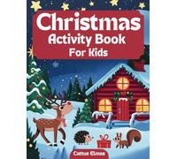 Christmas Activity Book For Kids | Sudoku Mazes Word Search Colouring Pages With Santa Elf Snowman Penguin Lapland And More | For Girl And Boy | Stocking Filler For Children