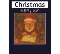 Christmas Activity Book: Word Search, Crossword, and more! 40+ Puzzles | For Kids | 8 1/2 x 11 in