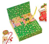 Christmas Advent Box 24 Days DIY Empty Countdown Calendar | Candy Wrapping Boxes for Women Homeowners Parents Families Apartment Parties Gathering Classroom