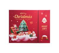 Christmas Advent Box - 30x24x7cm 12-Day Countdown Calendar For Children | Holiday Number Boxes, Empty Container For Family Gathering, Vacation, Party Celebration, Festive Home Decoration, Seasonal Gif
