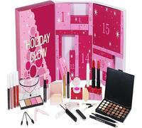 Christmas Advent Calendar 2024 Cosmetics, 24 Days Surprises Countdown Gift Box Cosmetics (Pink)