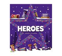 Christmas Advent Calendar 2024 - Heroes Chocolate Christmas Advent Calendar 230g - Assorted Advent Chocolates - Adult and Kids Advent