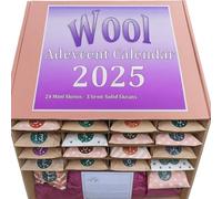 Christmas Advent Calendar 2025 24 Day Christmas Countdown Calendar with Wool Knitting Yarn for Winter Knitters DIY Crafts Calendars