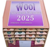 Christmas Advent Calendar 2025 24 Day Christmas Countdown Calendar with Wool Knitting Yarn for Winter Knitters DIY Crafts