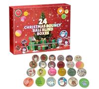 Christmas Advent Calendar 2025 24 Days Christmas Countdown with Bouncy Balls, Xmas Stuffers Advent Calendar Funny Toy for Kids
