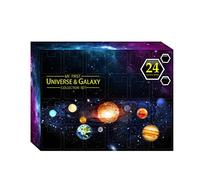 Christmas Advent Calendar 2025,24 Days Space Planet Advent Calendar Universe Galaxy Christmas Countdown Calendar Xmas Surprise Tree Ornaments for Kids Xmas Decor