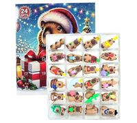 Christmas Advent Calendar 2025 24Pcs Cute Capybara Ornaments Advent Calendar Animal Christmas Toys for Children, Friends
