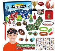 Christmas Advent Calendar 2025 24Pcs Soccer Advent Calendar Soccer Kit Football Accessories Set for Teens Girls Boys, Holiday Decorations
