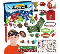 Christmas Advent Calendar 2025 24Pcs Soccer Advent Calendar Soccer Kit Football Accessories Set for Teens Girls Boys