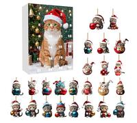 Christmas Advent Calendar 2025, Christmas Countdown Calendars Packed with 24 Days of Holiday Surprises, Decorated With Realistic Dinosaur Statues, Suitable for Children, Boys and Girls (A)