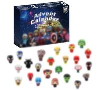 Christmas Advent Calendar 2025 for Kids, 24 Pcs Minifigures Toys, Boys Advent Calendar 2025 Classic Doll, Collectible Figures Cake Decor Christmas Decorations (A style)