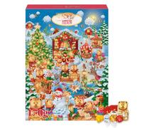 Christmas Advent Calendar 2025-Lindts Gold Teddy Advent Calendar 170g For Adults and Kids- Chocolate Advent Calendar Gift