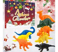 Christmas Advent Calendar 2025 Realistic Dinosaur Figurine Décor Xmas 24 Days Countdown Calendar Christmas Gift (Set C)