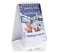 Christmas Advent Calendar 2026 for 100 Days,100 Day Xmas Countdown Table Calendar 2026, Xmas Count Down Gift, Desktop Advent Calendar with W ates for Xmas Home Office Room Desk Decor