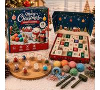 Christmas Advent Calendar 2026 Gemstone Dig Kit | 24 Days Gemstone Excavation with Gemstones, 24-Day Discovery Mineral Dig Kit Christmas Science Toy with Digging Tools