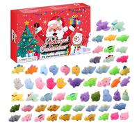 Christmas Advent Calendar, 24 Day Countdown Toys Set, Dinosaurs Racing Cars Wild Animals Insects Gift for Kids, Boys and Girls