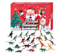 Christmas Advent Calendar, 24 Day Countdown Toys Set, Dinosaurs Racing Cars Wild Animals Insects Gift for Kids, Boys and Girls