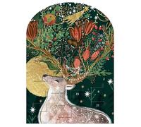 Christmas Advent Calendar 24 Windows 100% Recyclable with illustration by Emma Frances Grant (King of The Forest)