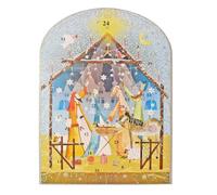 Christmas Advent Calendar 24 Windows 100% Recyclable with illustration by Sarah Curedale (Christmas Nativity)