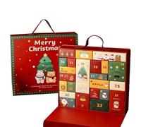 Christmas Advent Calendar Crochet Kit Surprise Box, 24-Day Countdown Craft Project for Home Decor, Beginners DIY Crochet Kit for Adults (Includes Diagram + Video Tutorial)