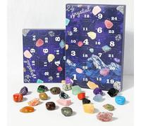 Christmas Advent Calendar Explore Nature's 24 Tianshui Crystal Stone Ore, The Ultimate For Kids & An Exciting Science Teaching Experience