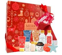 Christmas Advent Calendar for Women 2024 12pc Luxurious Skincare Gift Set with Hand Creams, Christmas Spa Bath Set Essentials, Beauty Advent Calendar for Mom, Daughter, Wife, Friends and Family