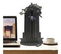 Christmas Advent Calendar,Hans Gruber Dropped Nakatomi Plaza, Deadly Advent Calendar, Desktop Wooden Decorations, Christmas Countdown Calendar (big black)
