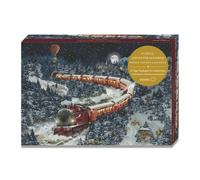 Christmas Advent Calendar Jigsaw Puzzle 1000 Pieces - Magical Winter Express Train Scene - 24 Daily Boxes Coppenrath Design - Premium German Quality Barbara Behr Artwork