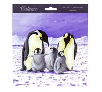Christmas Advent Calendar Penguin Family | Emperor Penguins Advent Calendar Traditional Advent Calendar | Picture Advent Calendar Paper Advent Calenda