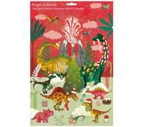 Christmas Advent Calendar The Epoch Before Christmas | Dinosaur Advent Calendar Traditional Advent Calendar | Picture Advent Calendar Paper Advent Cal