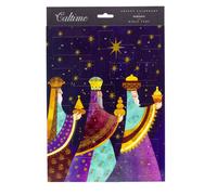 Christmas Advent Calendar Three Kings | Three Wise Men Religious Advent Calendar Traditional Advent Calendar | Picture Advent Calendar Paper Advent Ca