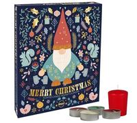 Christmas Advent Calendar with 23 Airpure Scented Tea Lights Candles - Tealights with 4 Hour Burn Time and 10 Hour Voltive Candle (Gonk 2678)