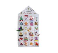 Christmas Advent Calendar with Pockets - Empty Advent Calendars to Fill | 24 Day Reusable Hanging Calendar for Christmas Countdown Christmas Decoration