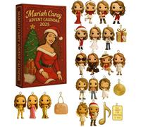Christmas Advent Calendars 2025-24 Day Christmas Countdown Calendar With 24 with Iconic Character Collectible Acrylic Pendants, All I Want for Christmas-Is-You Gift for Girls (B)