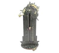 Christmas Advent Calendars 2025, Wooden Hans Gruber Dropped Nakatomi Plaza Die Hard Christmas Countdown Calendar Ornament for Home Table Party Decorations