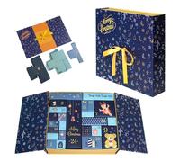 Christmas Advent Calendars - 24 Colorful Reusable Boxes for Filling, Empty Boxes Fillable Countdown Advent Calendars, DIY Friendly Gifts for Kid Adult (blue)