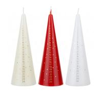 Christmas Advent Candle 15cm Assorted Colours