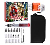 Christmas Advent Car Tool Kit, 24-Day Countdown Calendar To Christmas With Car Tools & Equipment, Car Repair Mechanic Tools, Motor Homes Accessories For Dad Boyfriend Husband Male Friends