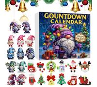 Christmas Advent Countdown, 24 Days Christmas Countdown Calendar, Collectible Figurine for Adults Kids Daily Family Activity School Home Classroom Party