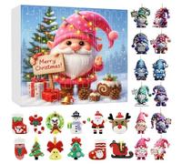 Christmas Advent Countdown,24 Days Vacation Countdown Calendars | Figurine Decor for Kids Teens Daily Family Activity Home Holiday Party School Classroom