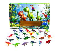 Christmas Advent Countdown Calendar | Dinosaur Model Advent to Christmas | 24-Day Countdown Calendar Toy Car Party Favor for Boys Girls School Home Travel