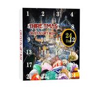 Christmas Advent | Crystal Advent Box - 24 Days Collectible Crystal for Table Decor Home Festival Supplies Holiday Men Women Adults