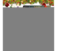 Christmas Advent Decoration | 2D Acrylic Winter Advent Decoration | 24 Days Christmas Countdown Calendar with Pocket Cross | for Women, Men, Adults, Family, Amig