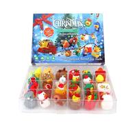 Christmas Advent Ducks | 24 Days Ducks Advent Calendar with Surprises, Bag Backpack Pendant Lanyard Pendant for Bathroom On the Go Gift Bag Filling