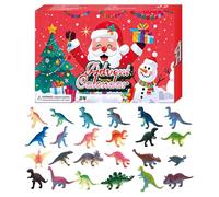 Christmas Advent Toy 2025,Glow-In-The-Dark Dinosaur Miniature Doll Countdown Calendar for Child - Adorable Home Decoration, Lovable Tabletop Ornament for Shelf Desk Bedroom Living Room