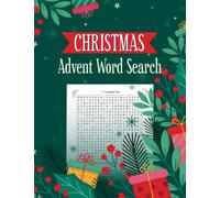 Christmas Advent Word Search Puzzle Book: 24 Day Christmas Themed Wordsearch